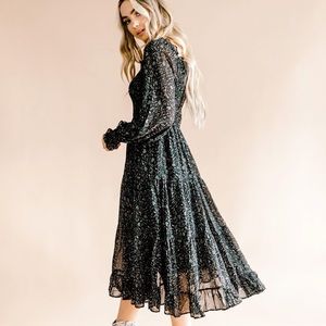 Black Floral Dress
